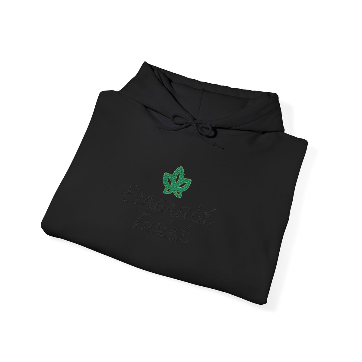 Emerald Twist Embroidered Hoodie