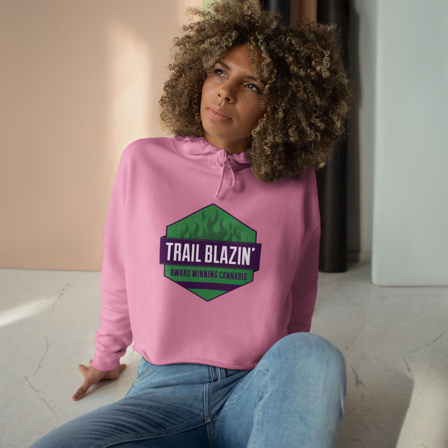 Trail Blazin' Crop Hoodie