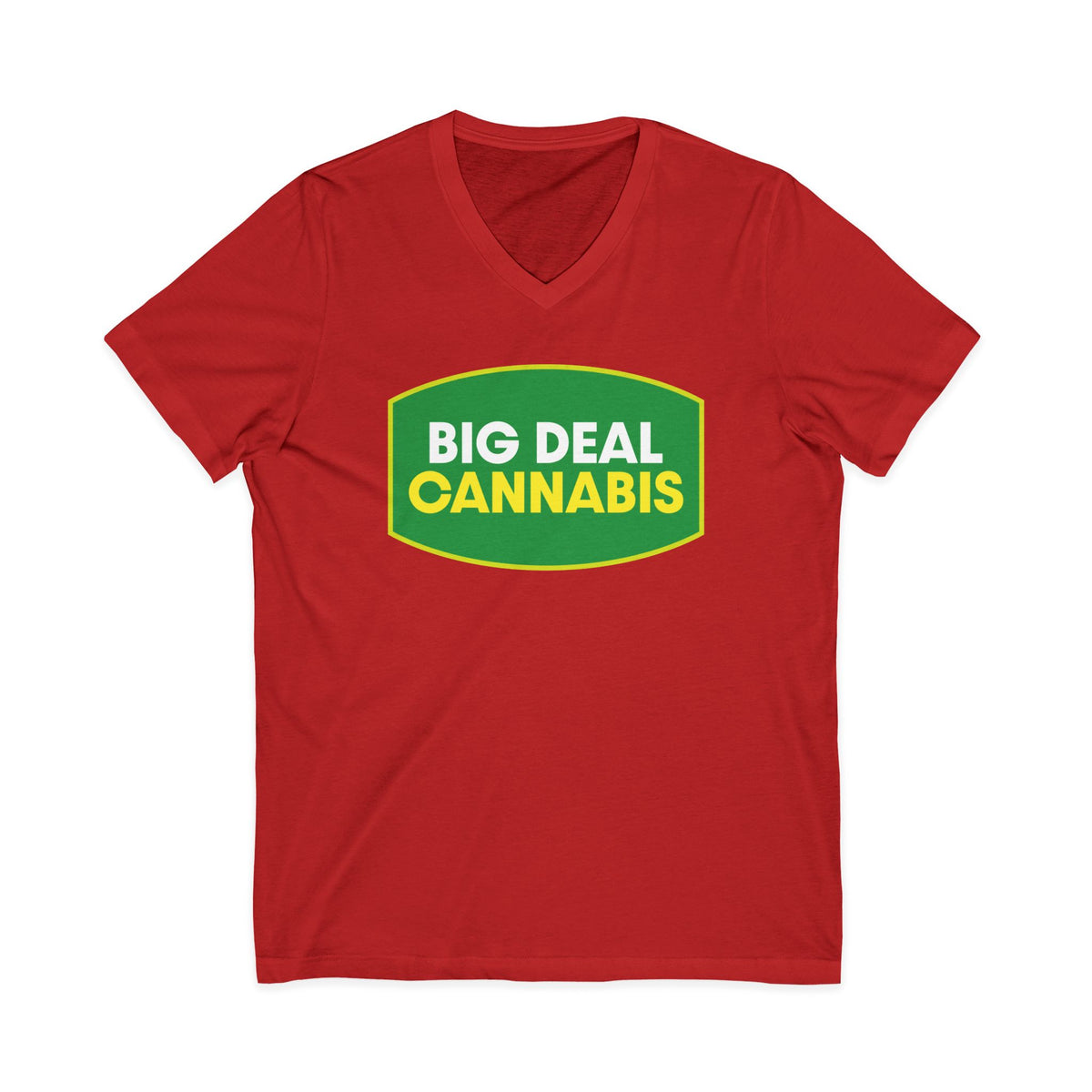Big Deal Cannabis V-Neck Tee