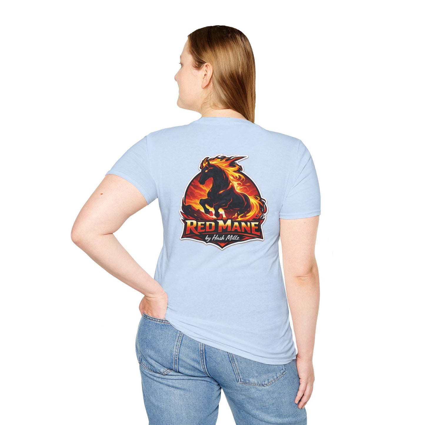 Red Mane Graphic Tee (Back)