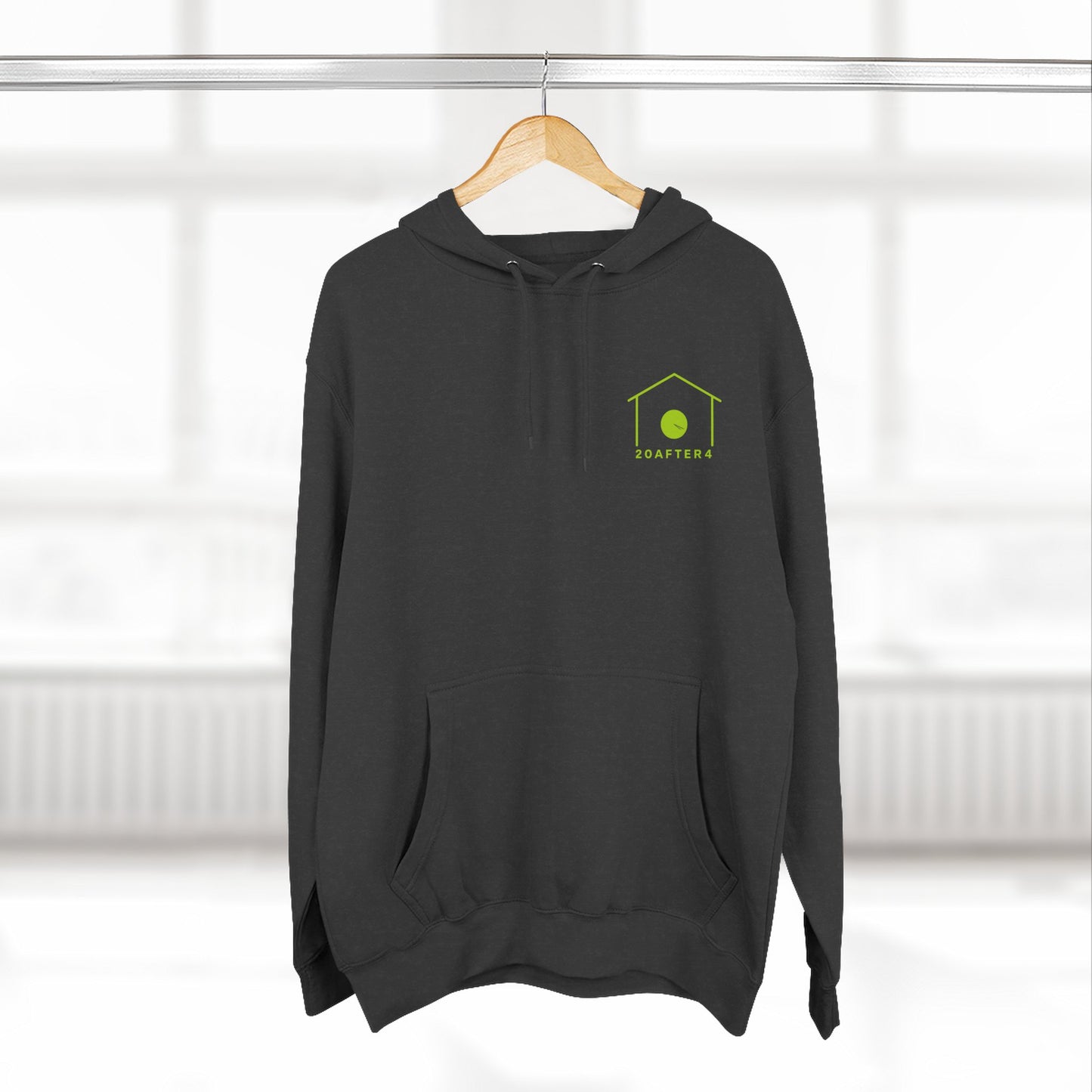20AFTER4 Lime Logo Hoodie (Front & Back)