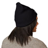 Embroidered 'DeSaus' Cuffed Beanie — Classic Knit Winter Hat