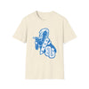 Sailor Babe Graphic T-Shirt — Blue Retro Pinup Tee