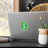 Big Deal Cannabis Sticker — Kiss-Cut Vinyl Decal (Green & Yellow)