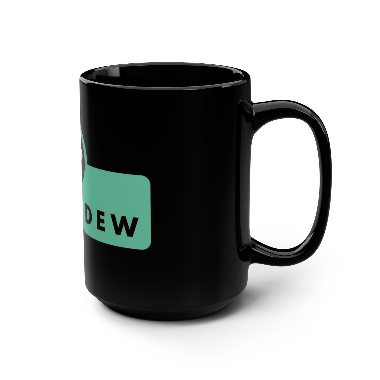 Black 15oz Logo Mug — Mint HoneyDew Design