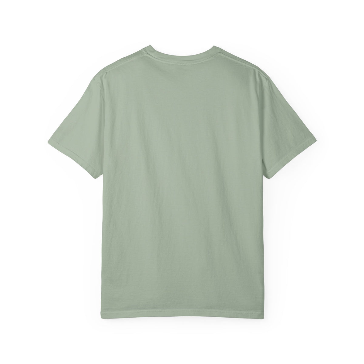 Emerald Twist T-Shirt — Retro Script Tee with Green Leaf Logo