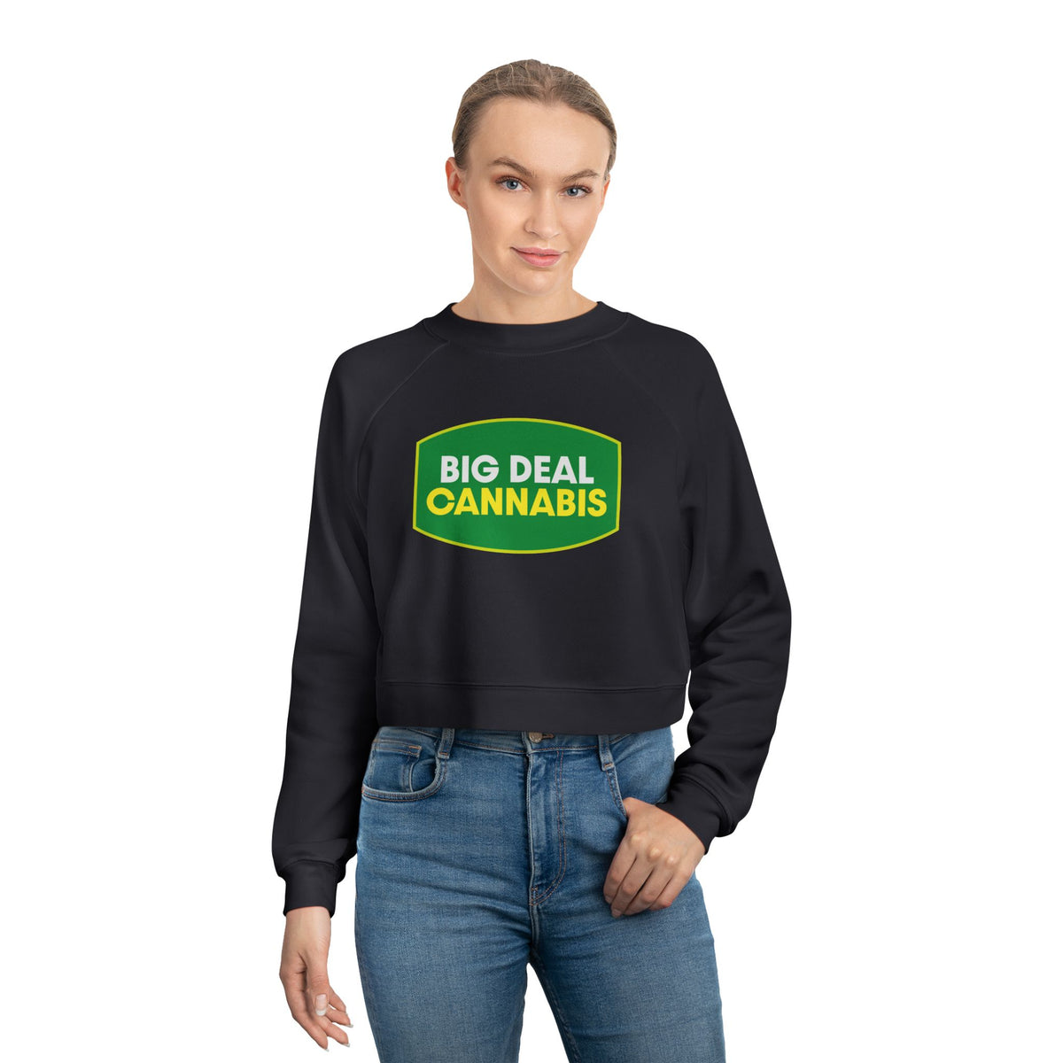 Big Deal Cannabis Cropped Pullover