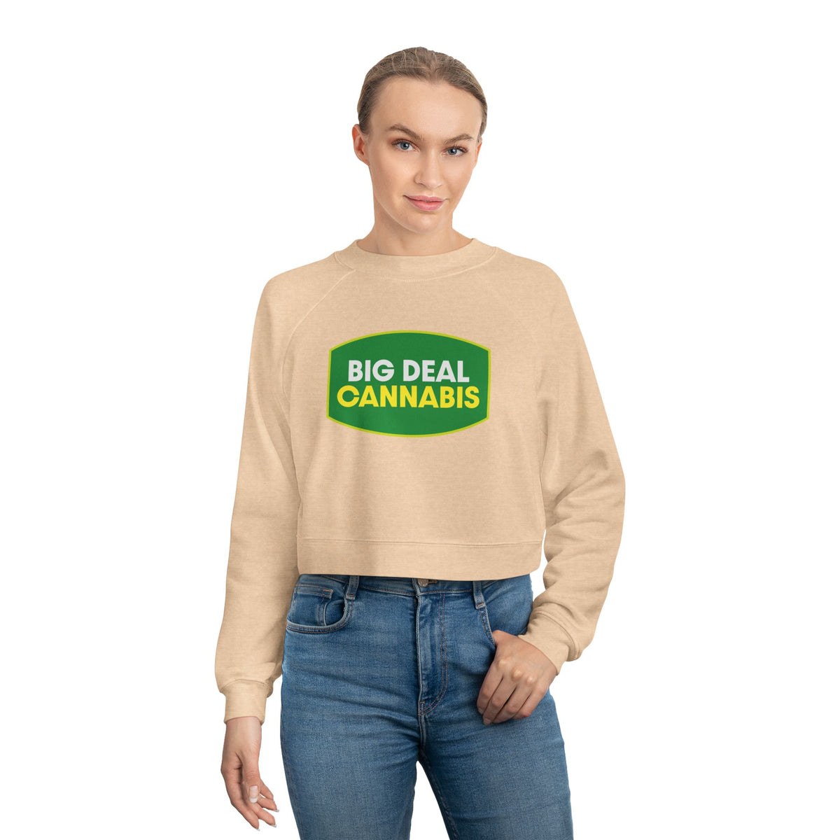 Big Deal Cannabis Cropped Pullover