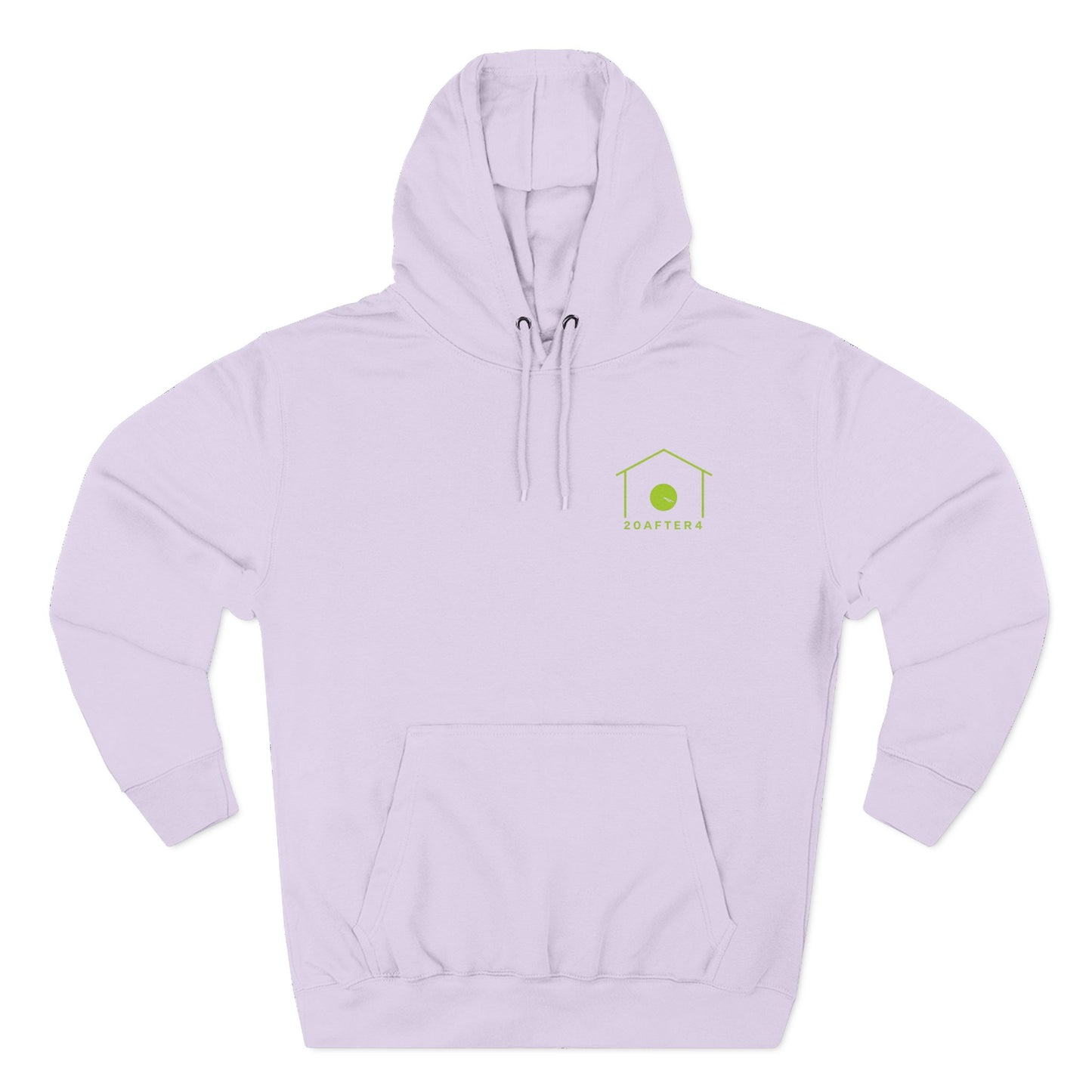 20AFTER4 Lime Logo Hoodie (Front & Back)