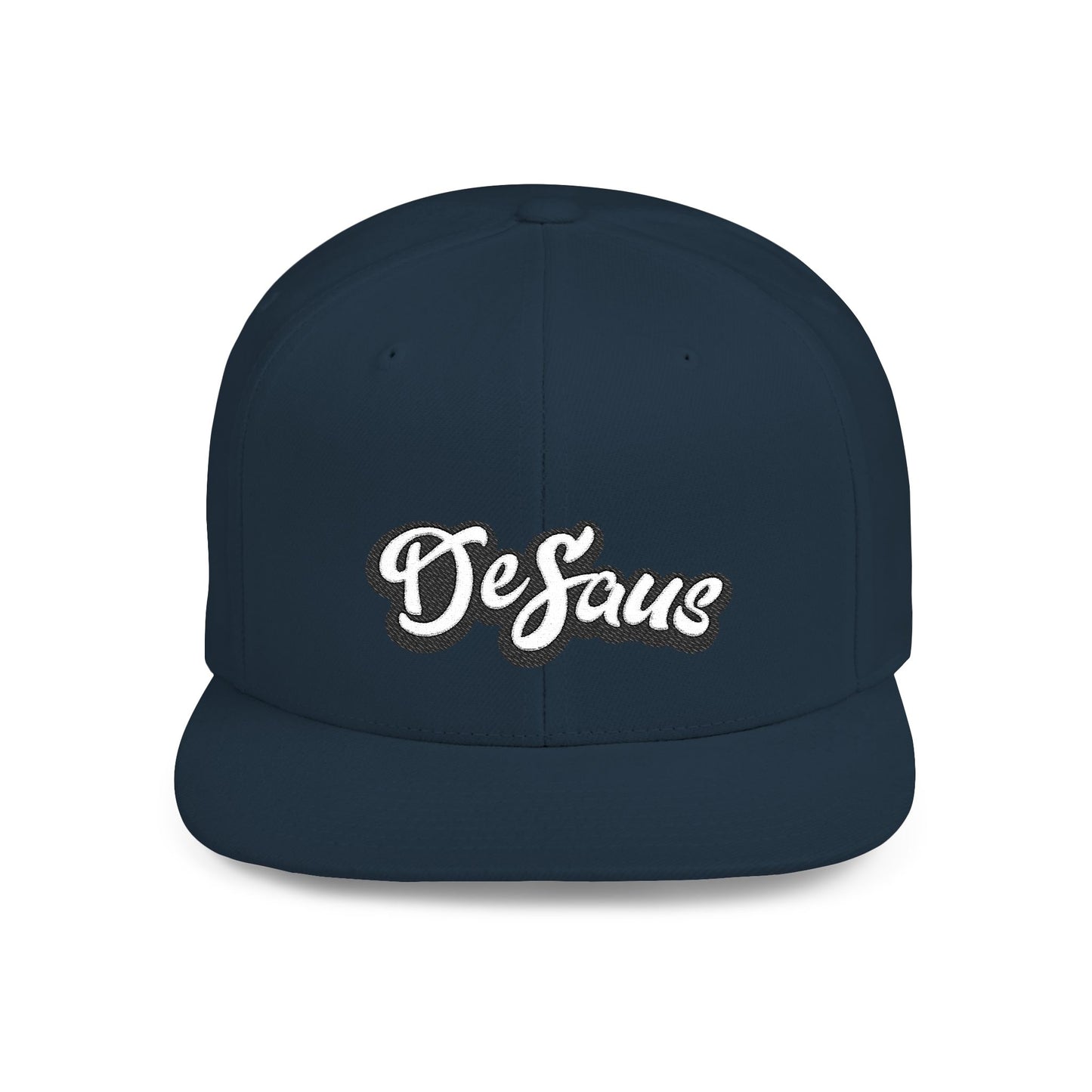 DeSaus  Embroidered Flat Bill Snapback Hat