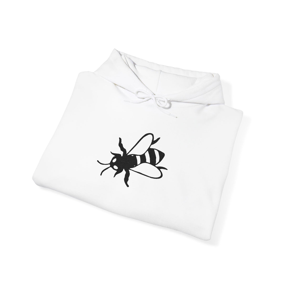 Lazy Bee Embroidered Unisex Hoodie