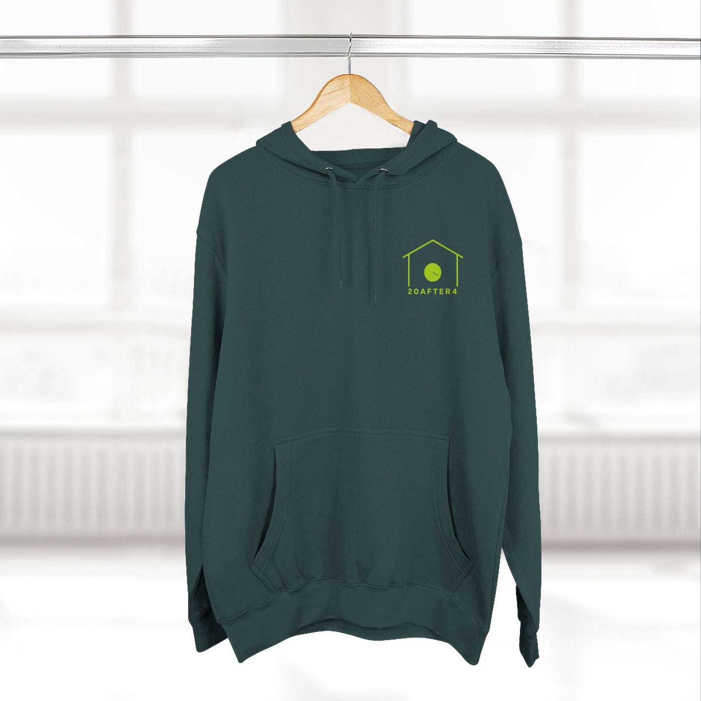 20AFTER4 Lime Logo Hoodie (Front & Back)
