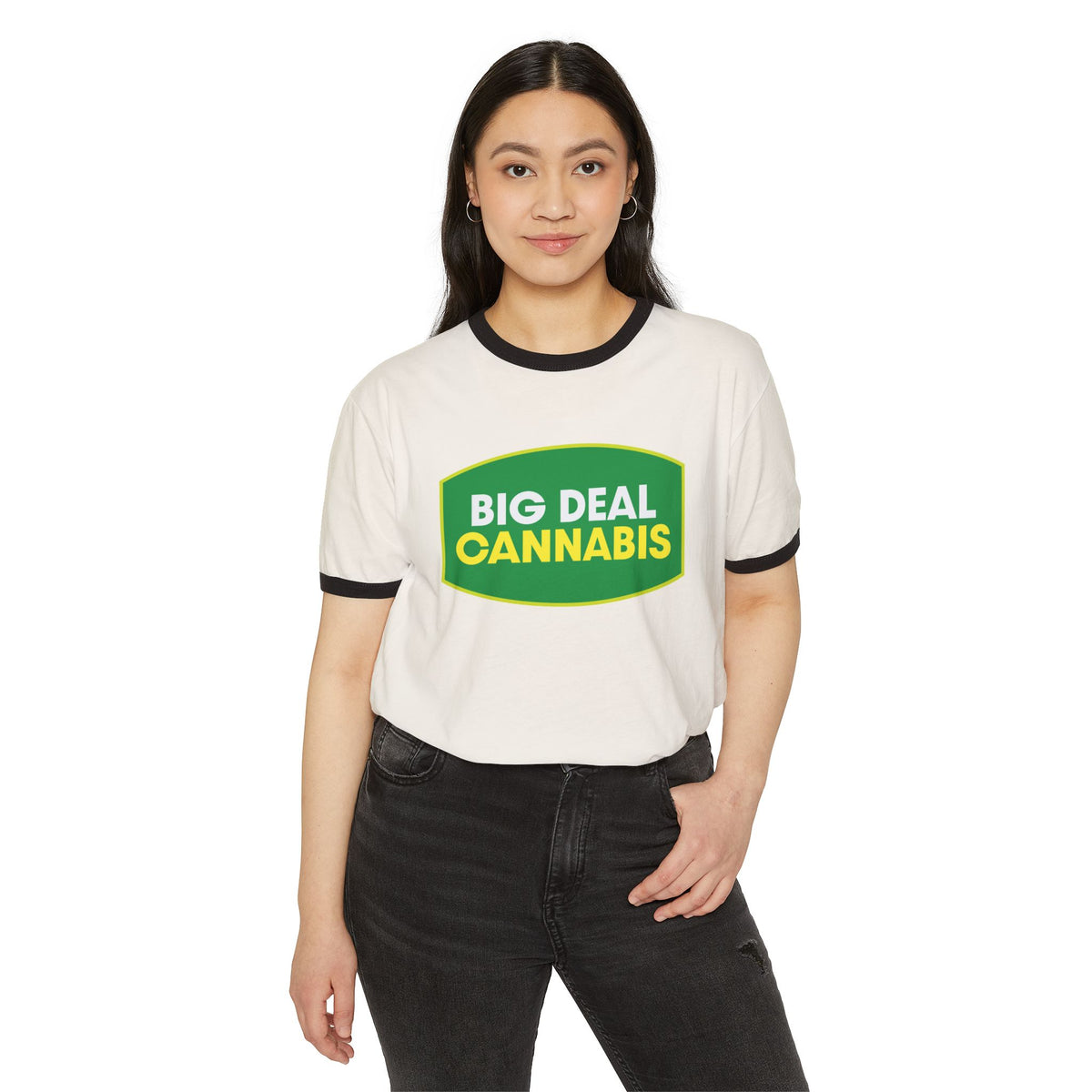 Big Deal Cannabis Ringer T-Shirt