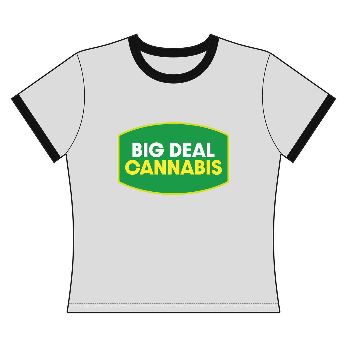 Big Deal Cannabis Women's Ringer Tee