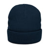 Embroidered 'Big Deal Cannabis' Ribbed Knit Beanie — Cozy Winter Cannabis Hat