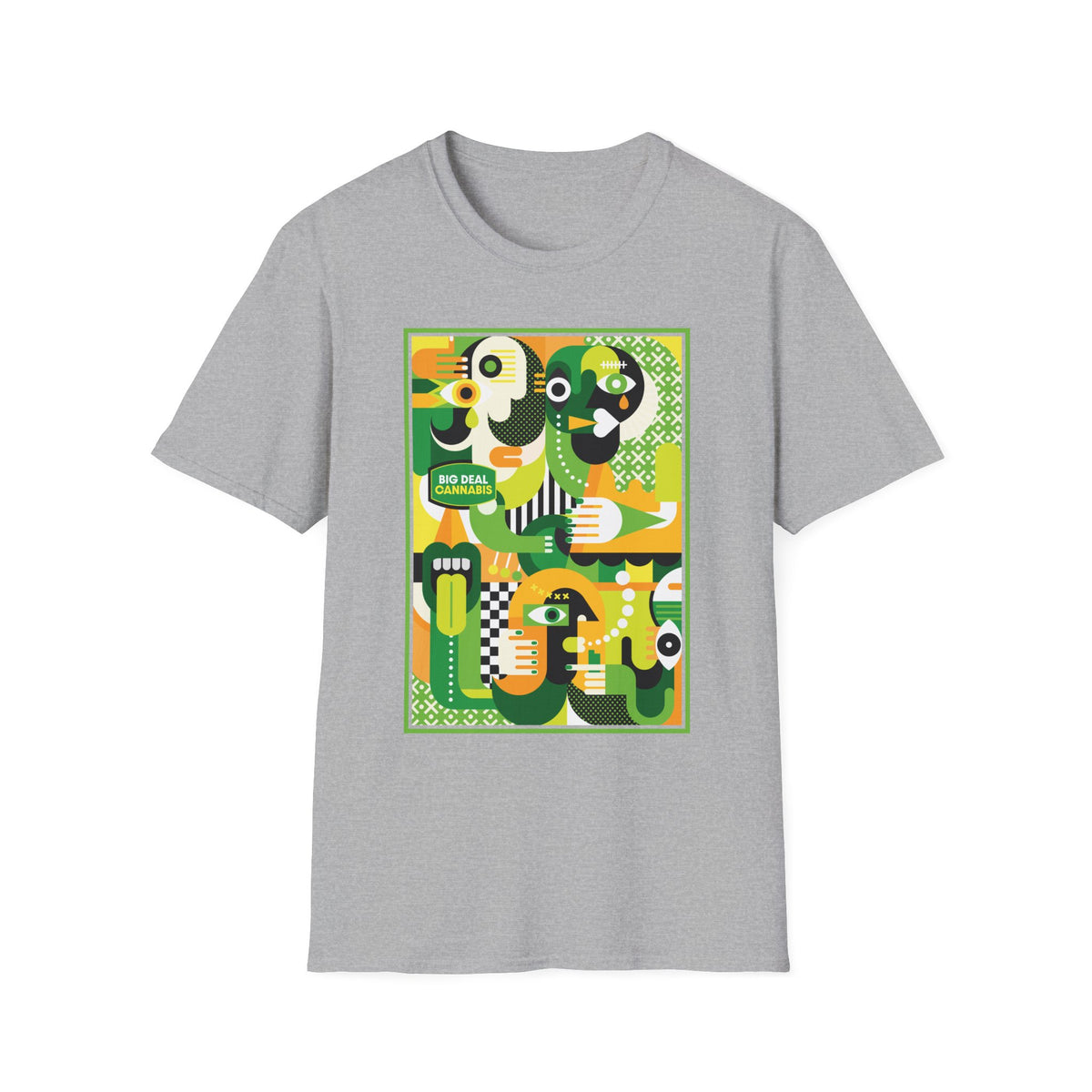 Big Deal Cannabis Abstract Unisex T-Shirt