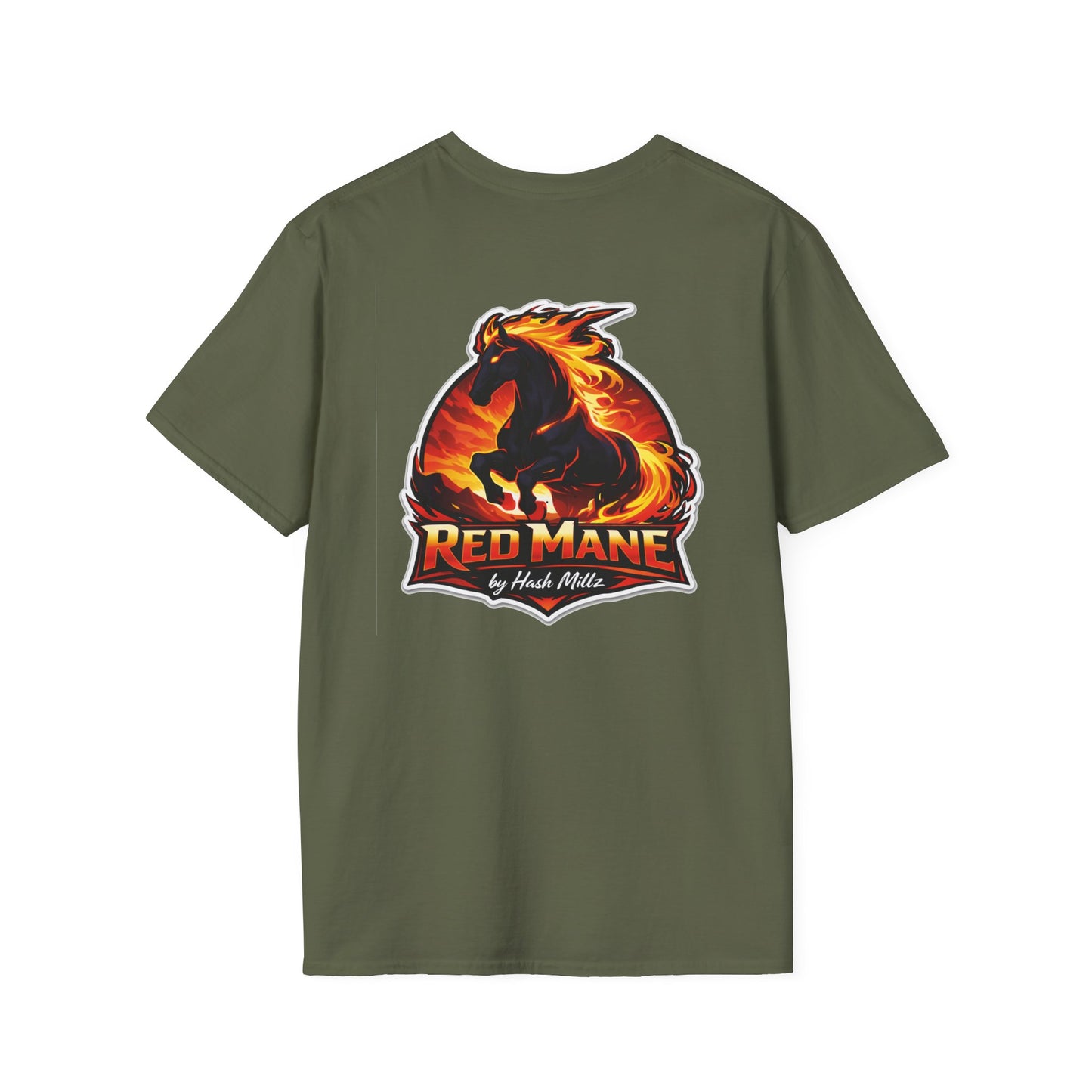 Red Mane Graphic Tee (Back)