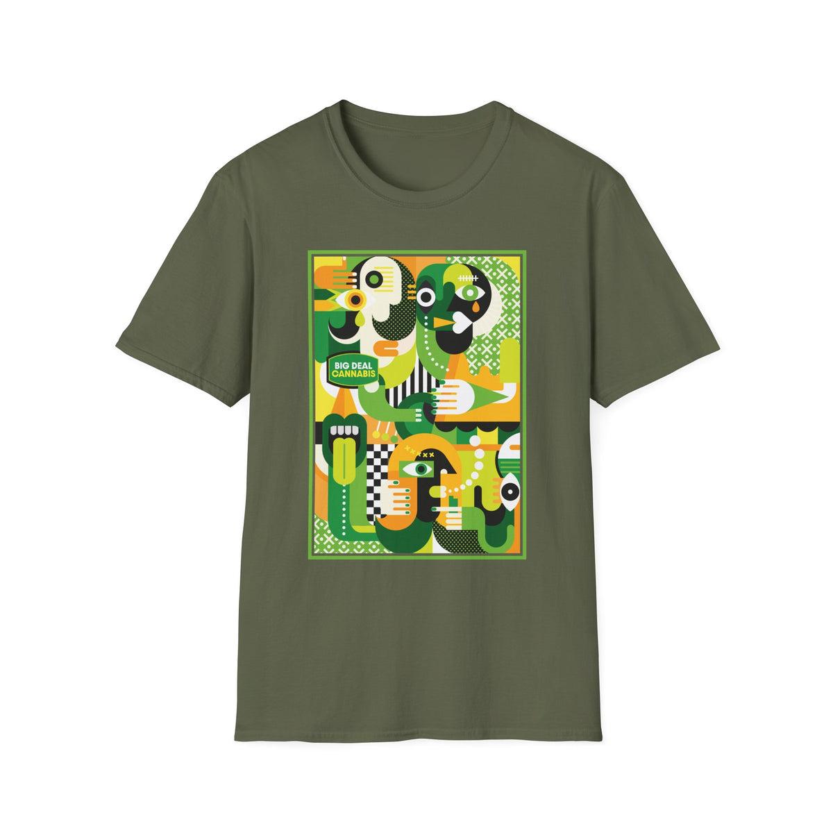 Big Deal Cannabis Abstract Unisex T-Shirt