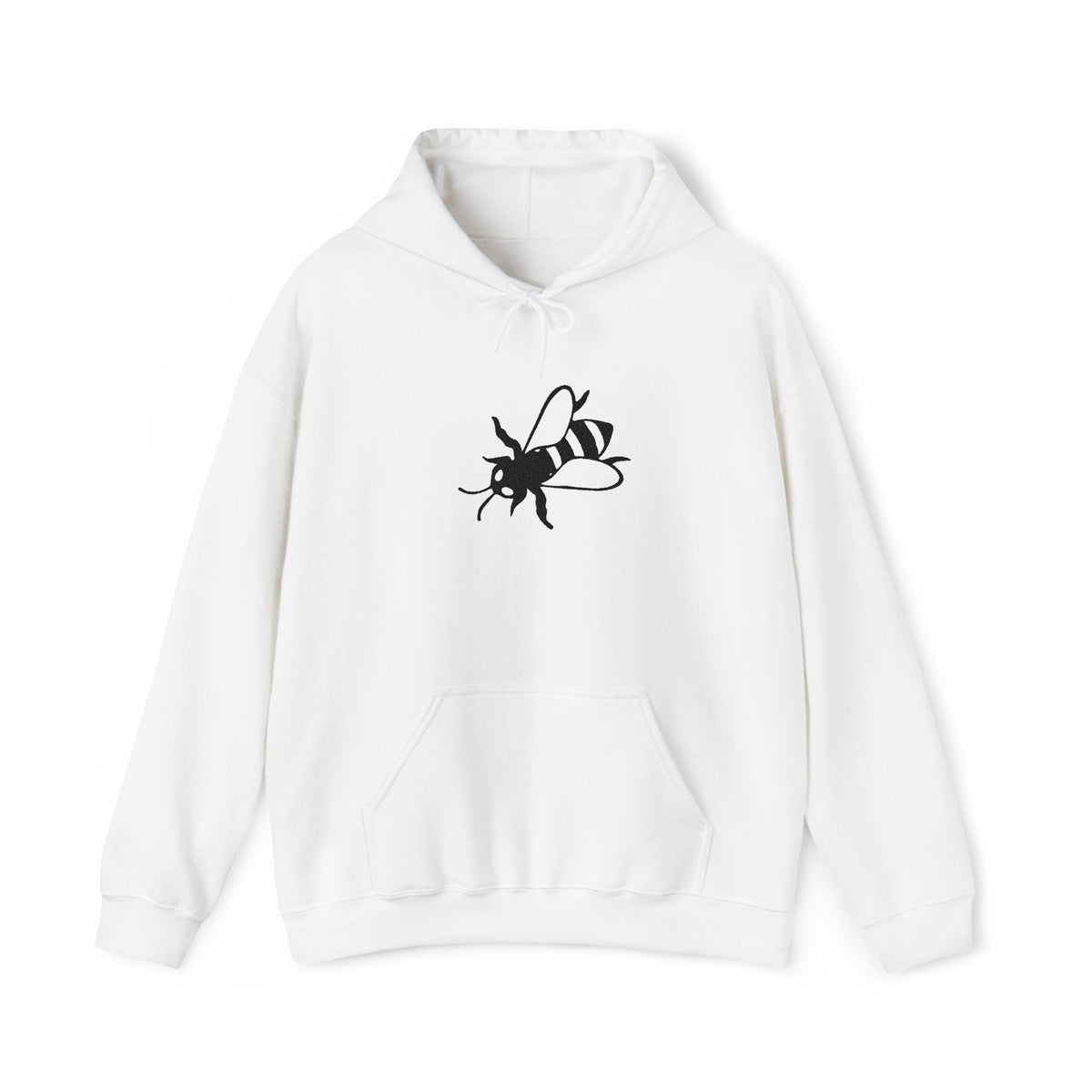 Lazy Bee Embroidered Unisex Hoodie