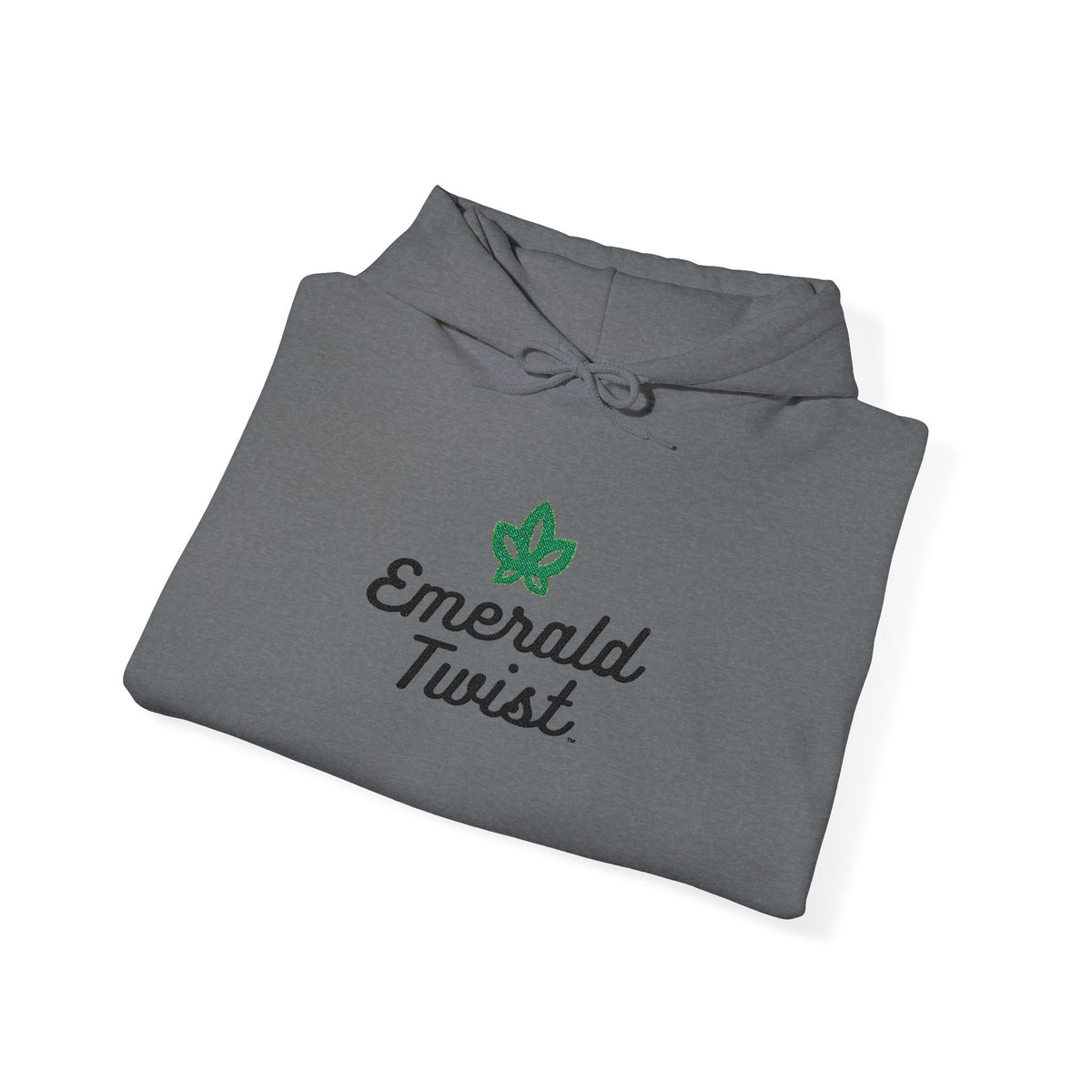 Emerald Twist Embroidered Hoodie