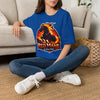 Flaming Stallion T-Shirt — "Red Mane" Graphic Tee