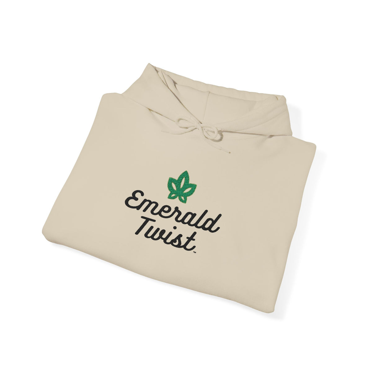 Emerald Twist Embroidered Hoodie