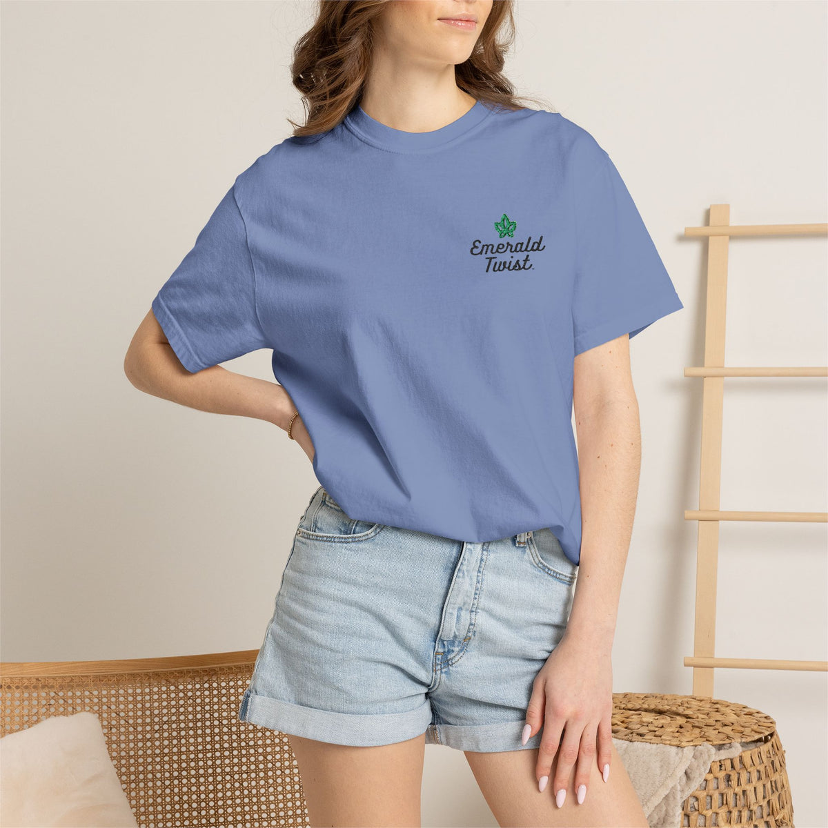 T-Shirt - Emerald Twist Shamrock Tee