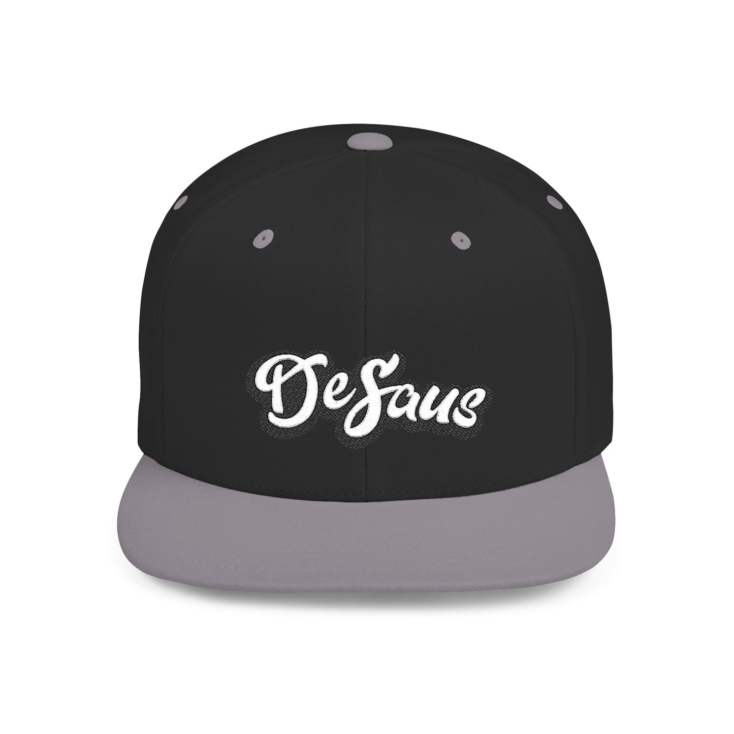 DeSaus  Embroidered Flat Bill Snapback Hat