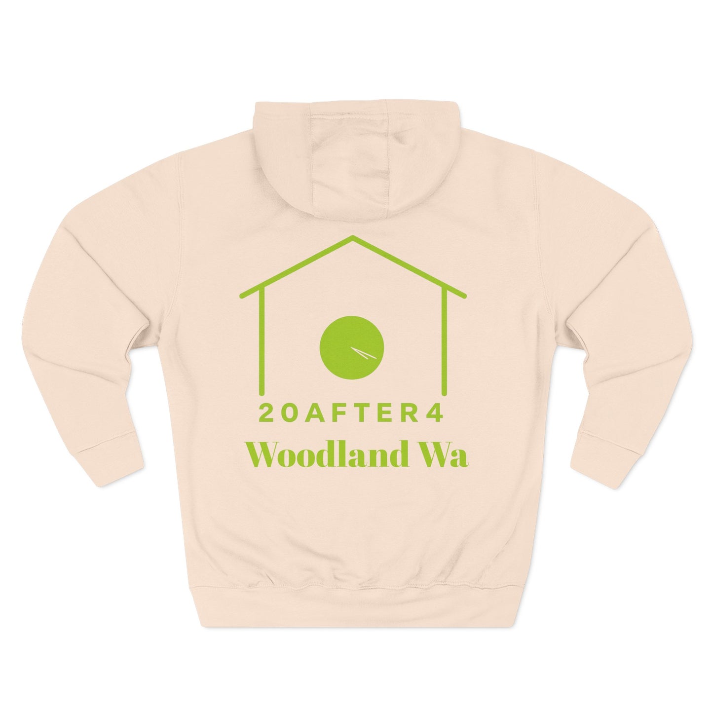 20AFTER4 Lime Logo Hoodie (Front & Back)