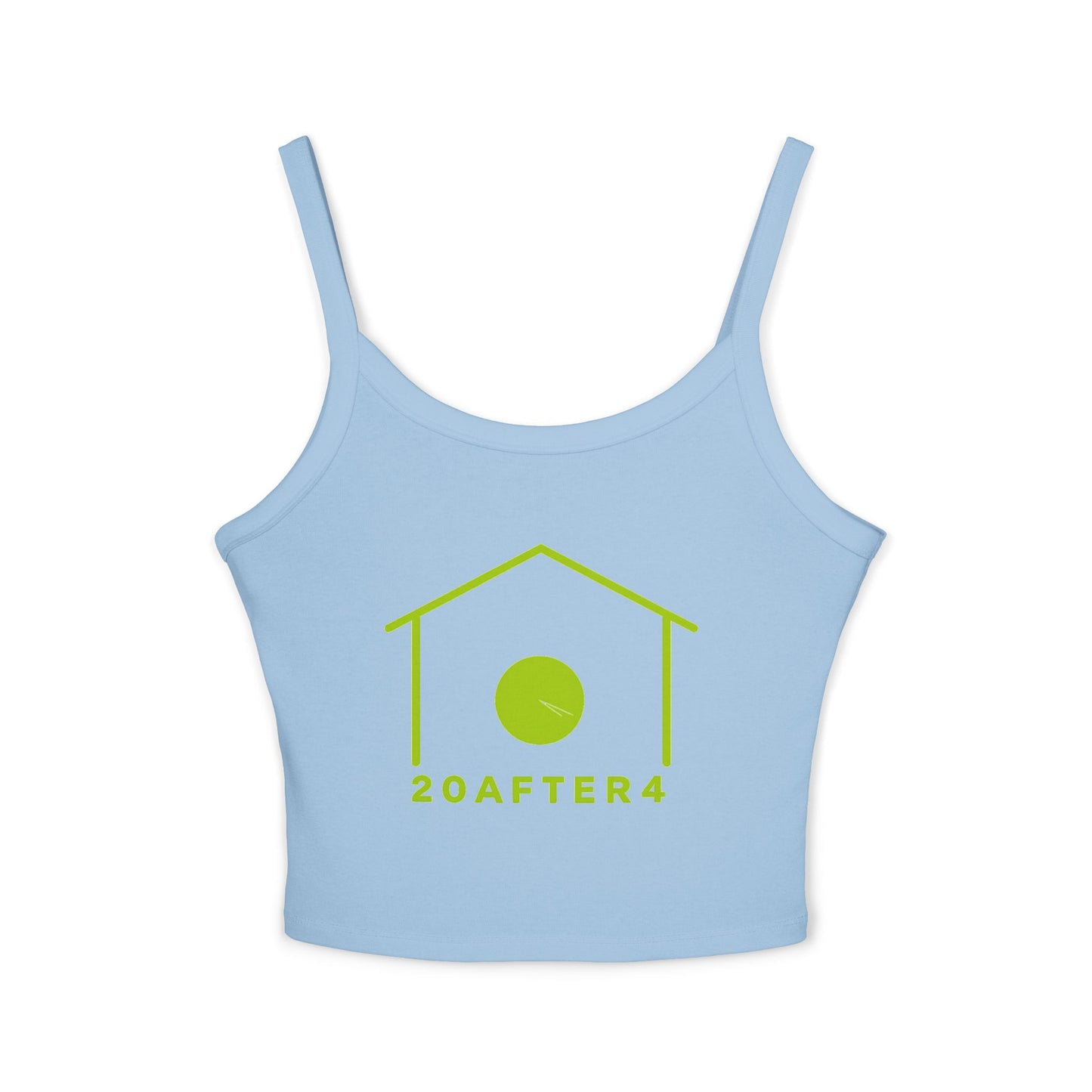 2OAfter4 Lime Spaghetti Tank