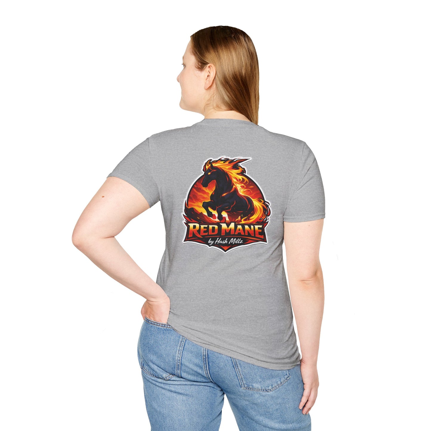 Red Mane Graphic Tee (Back)