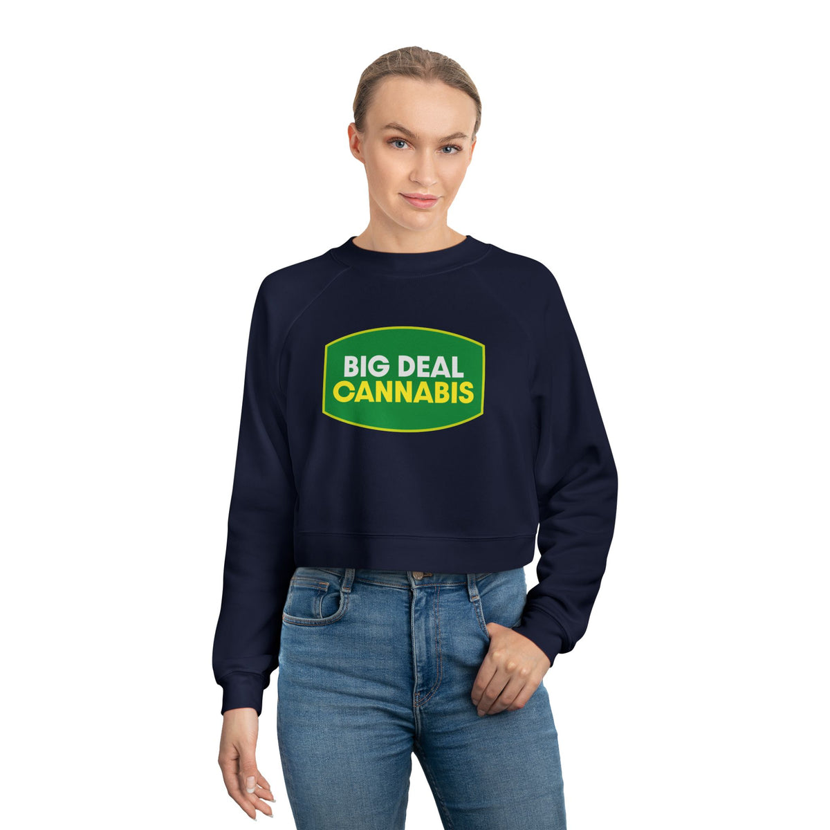 Big Deal Cannabis Cropped Pullover