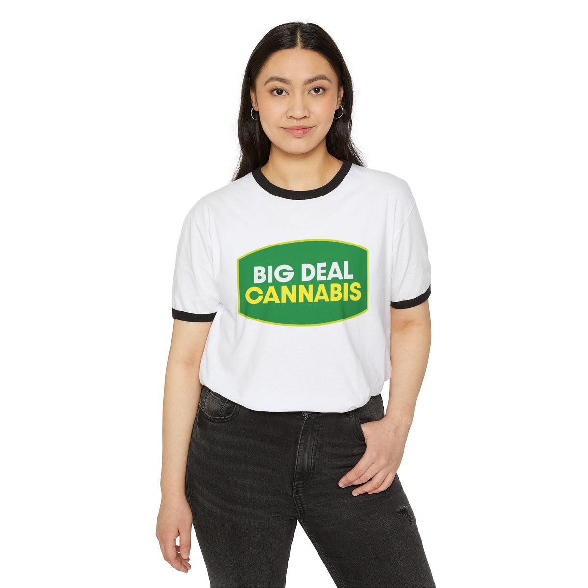 Big Deal Cannabis Ringer T-Shirt