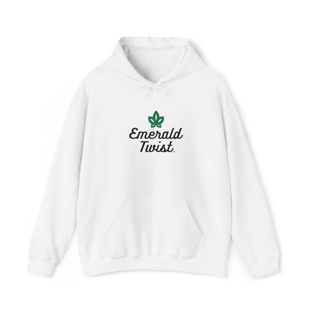 Emerald Twist Embroidered Hoodie