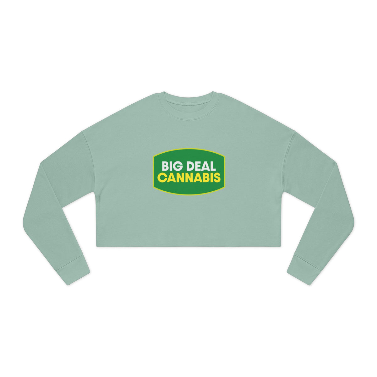 Big Deal Cannabis Cropped Sweatshirt
