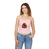 Red Mane Spaghetti Tank Top