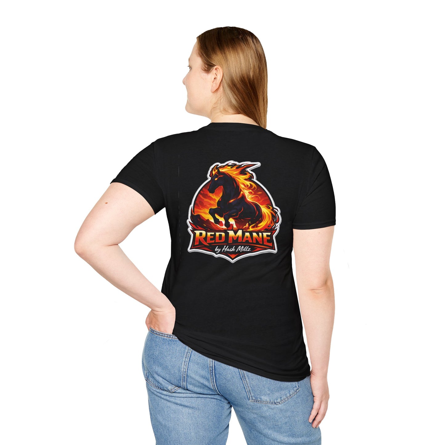 Red Mane Graphic Tee (Back)