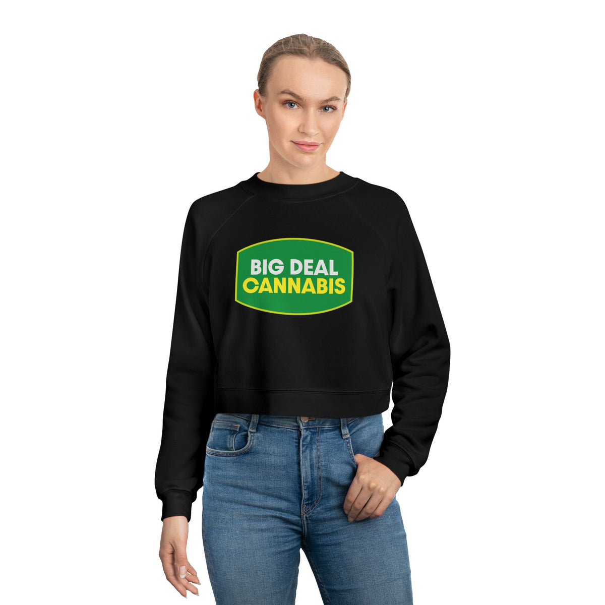 Big Deal Cannabis Cropped Pullover