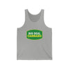 Cannabis Graphic Tank Top — "Big Deal Cannabis" Green Logo Tank