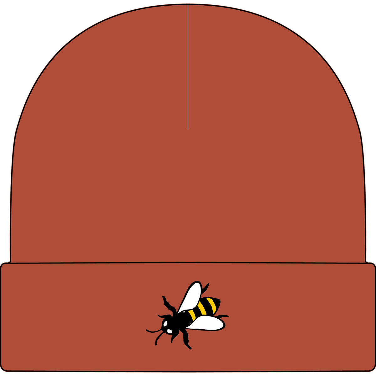 Lazy Bee Cuff Beanie