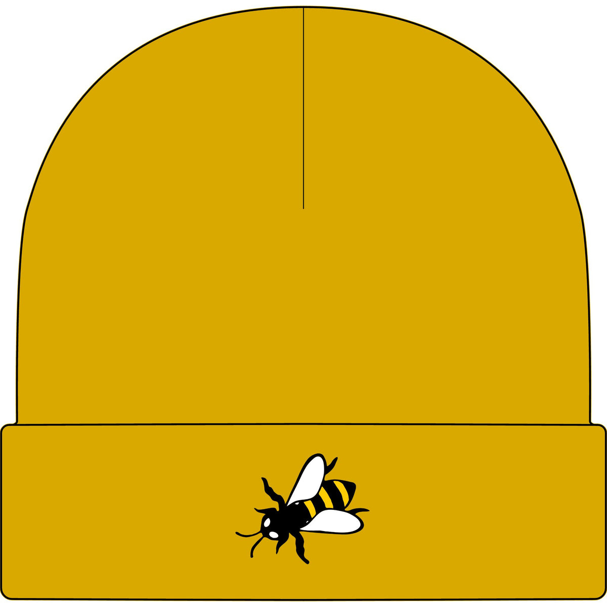 Lazy Bee Cuff Beanie