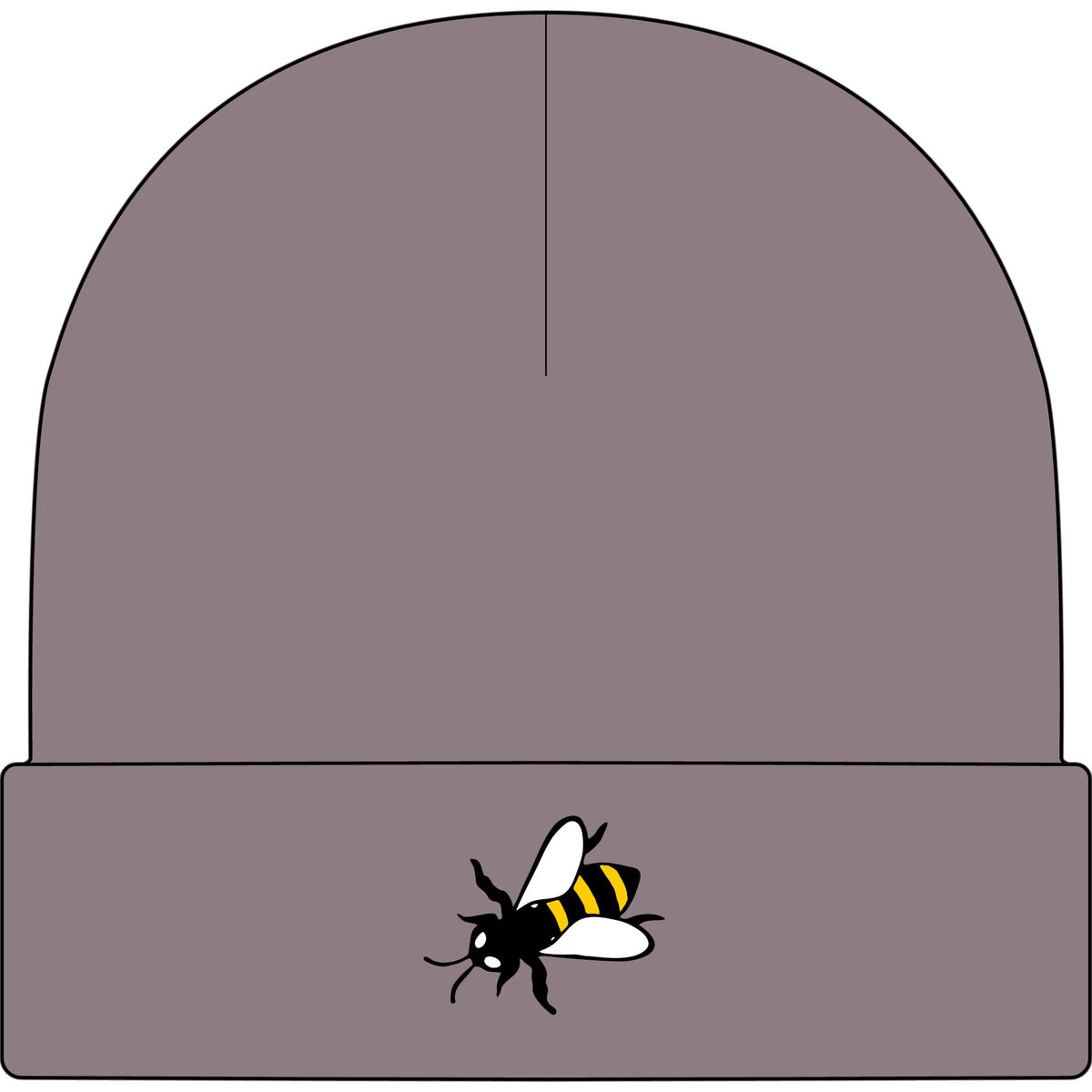 Lazy Bee Cuff Beanie
