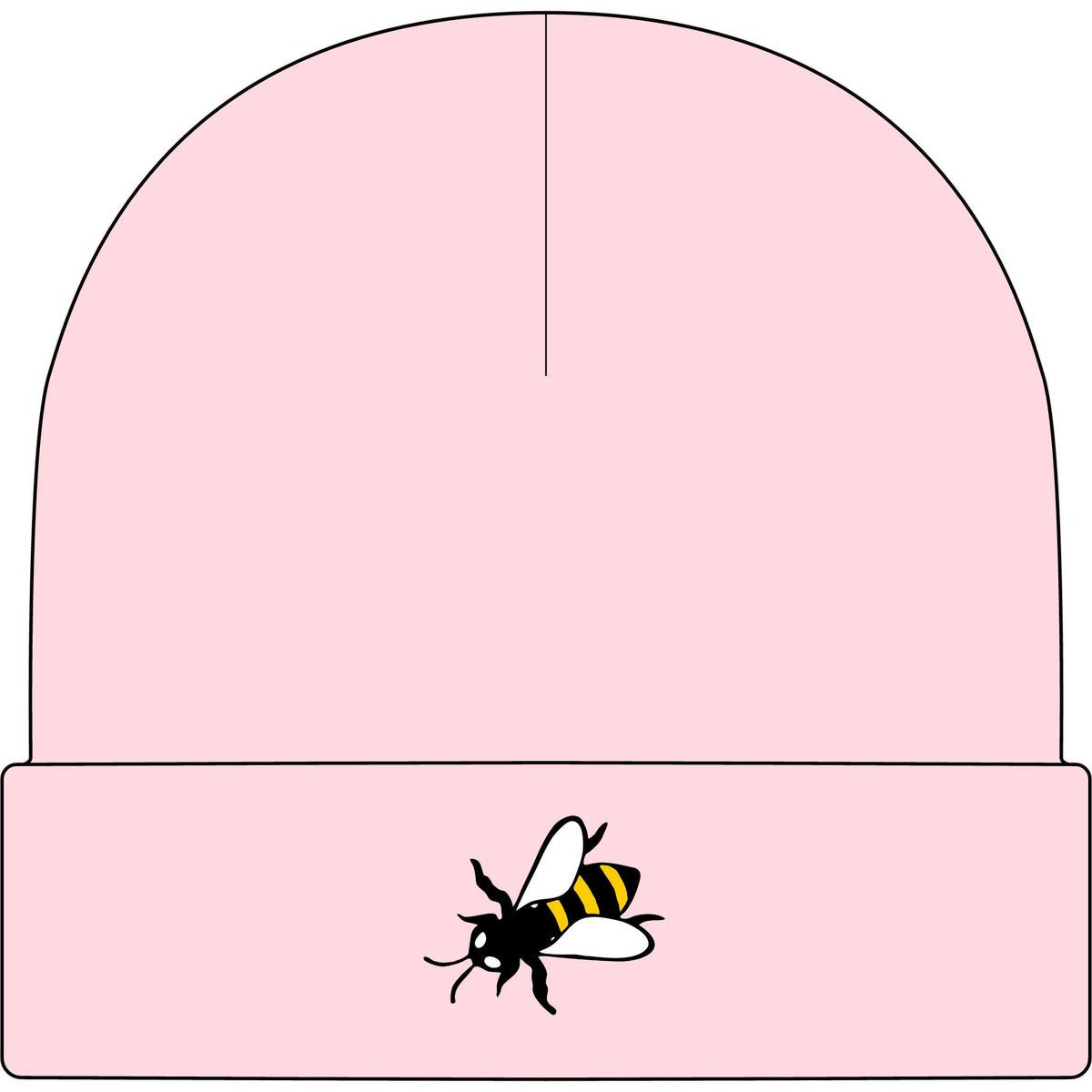 Lazy Bee Cuff Beanie