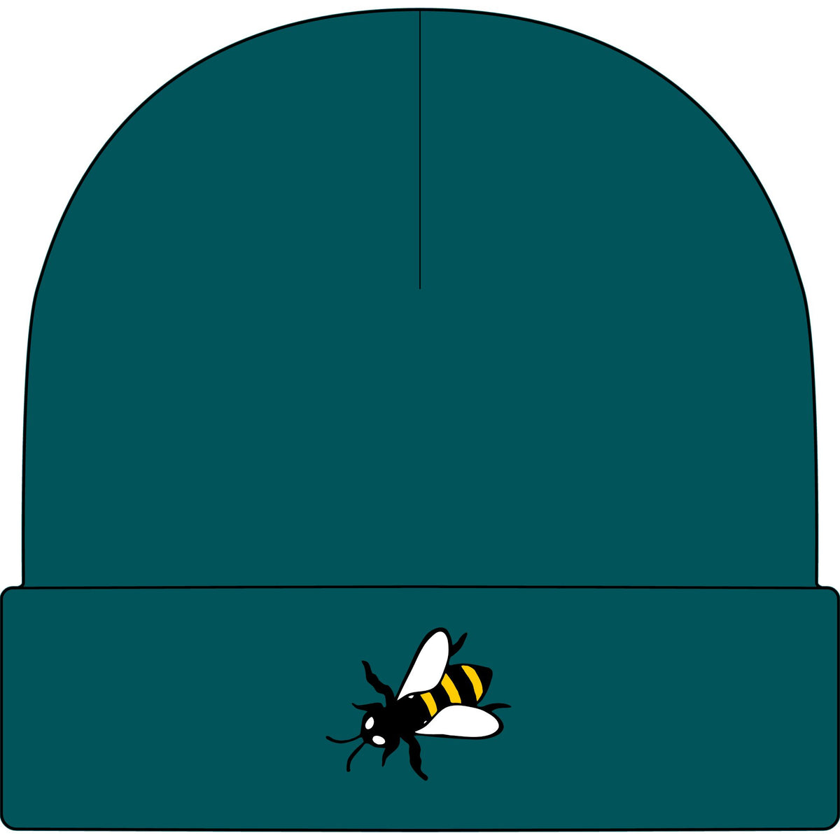 Lazy Bee Cuff Beanie