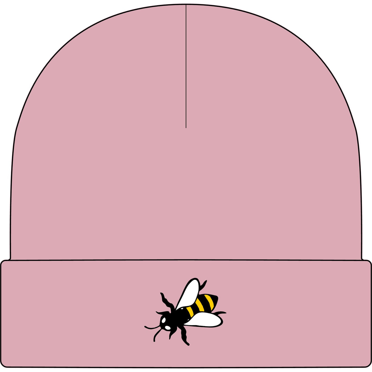 Lazy Bee Cuff Beanie
