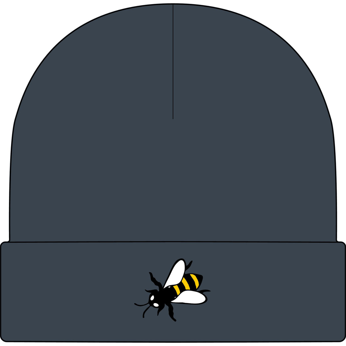 Lazy Bee Cuff Beanie