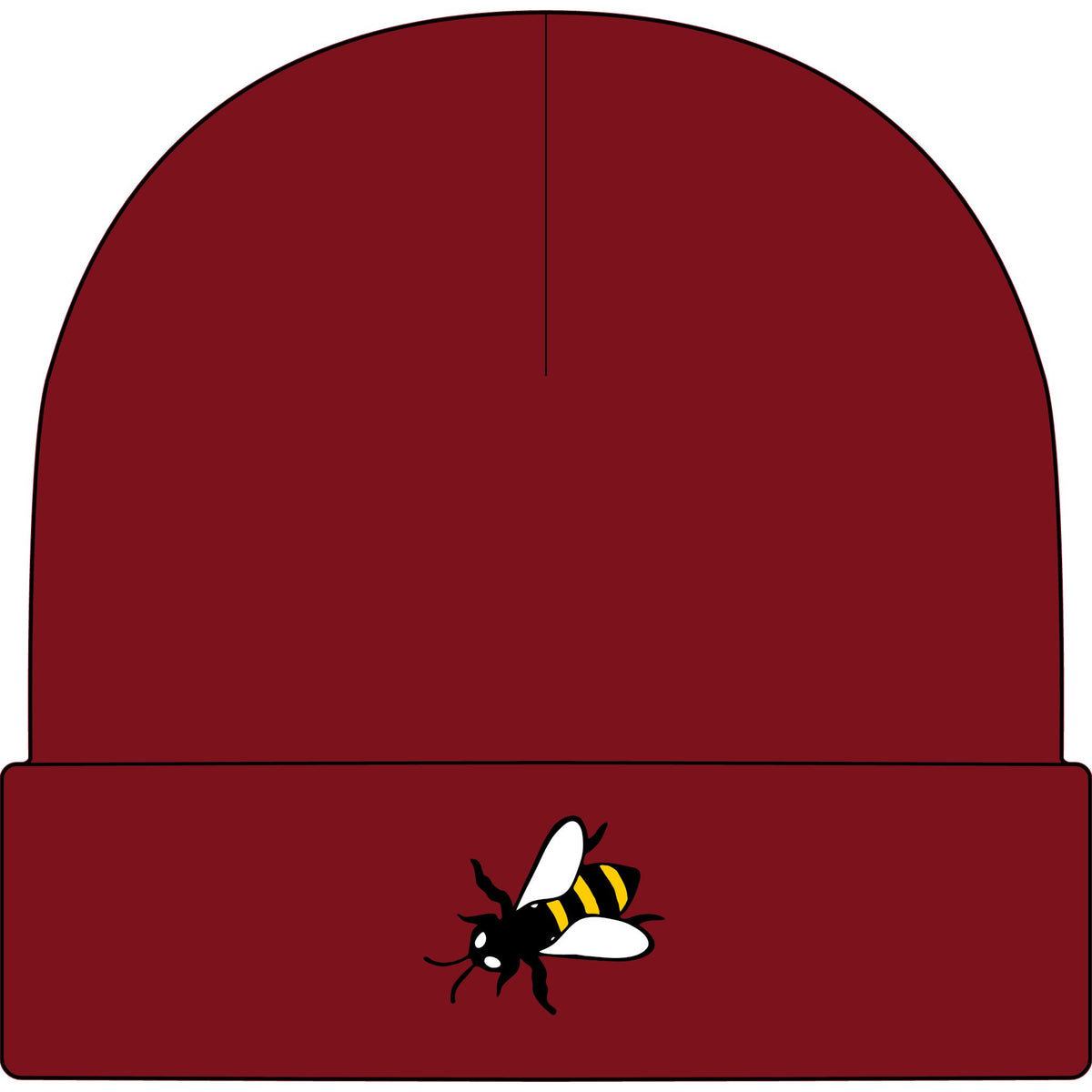 Lazy Bee Cuff Beanie