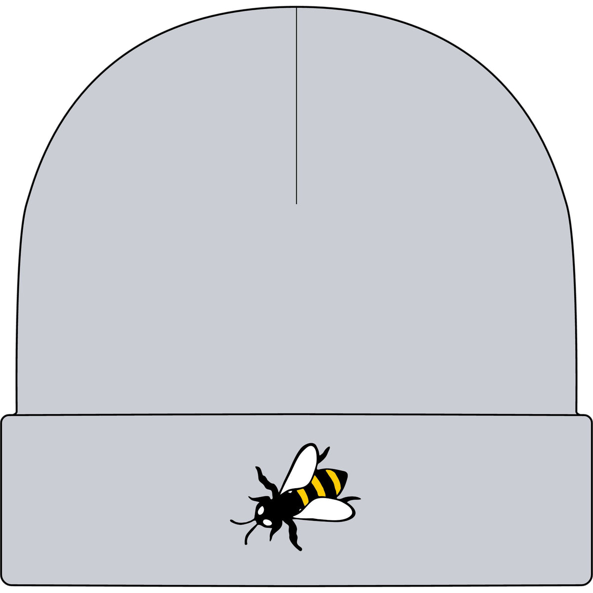 Lazy Bee Cuff Beanie