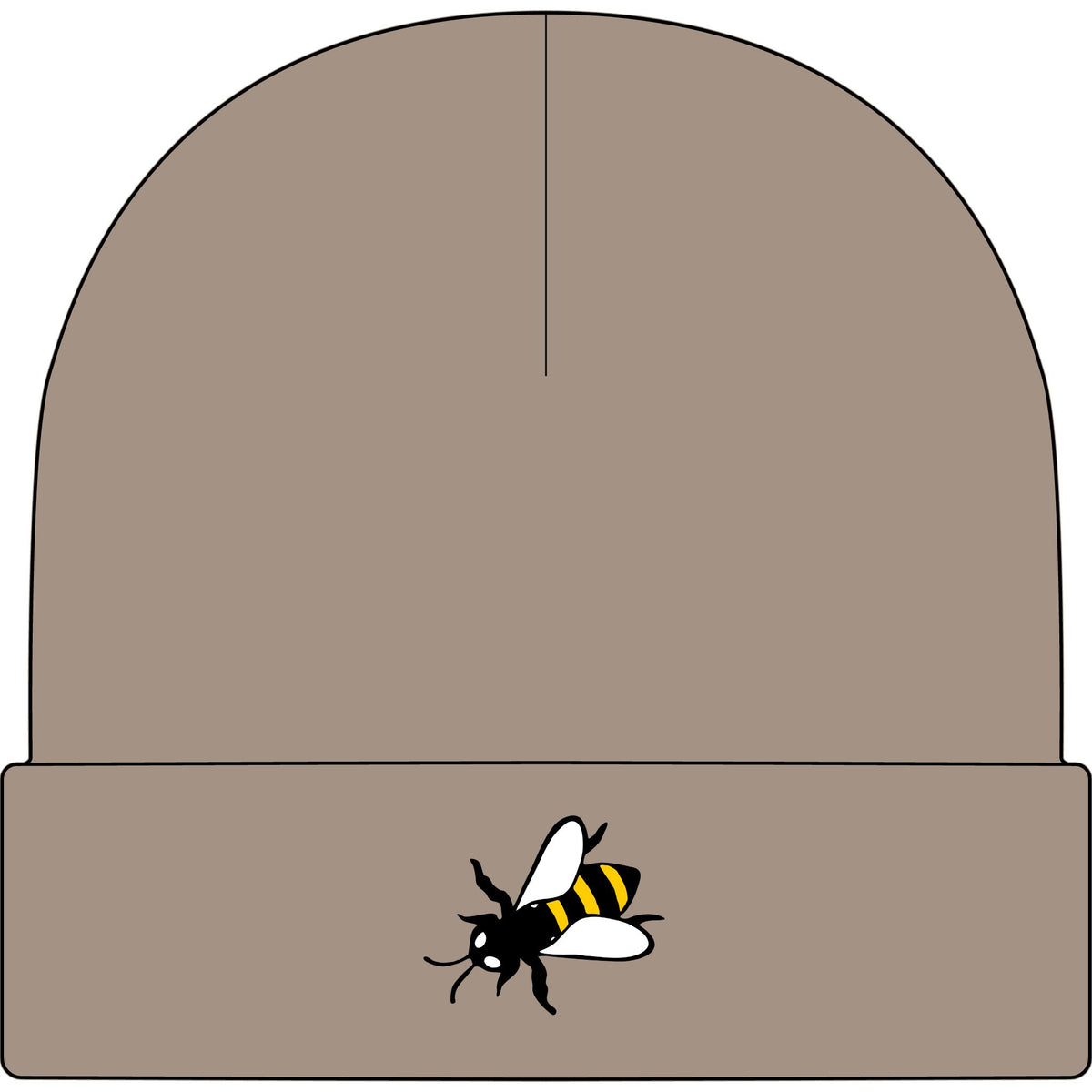 Lazy Bee Cuff Beanie
