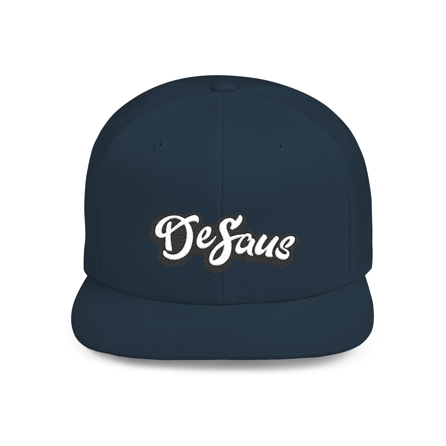 DeSaus  Embroidered Flat Bill Snapback Hat